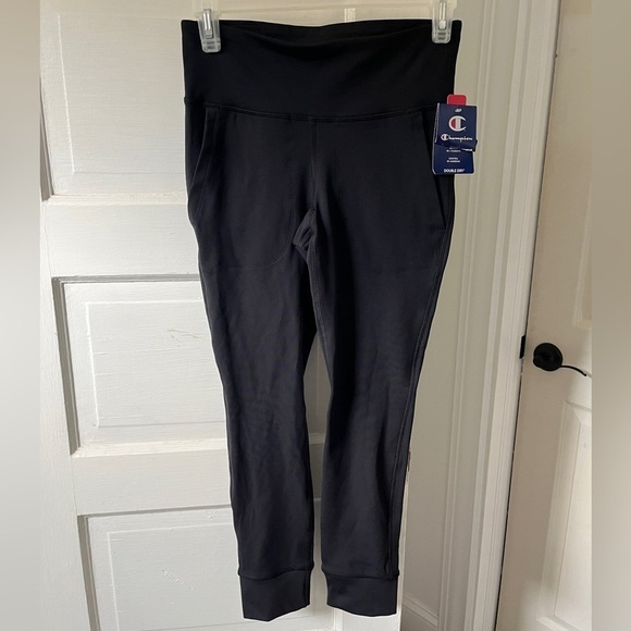 Champion Pants - NWT Champion black, legging joggers double dry with pockets size small